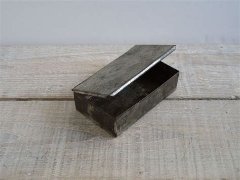 utilities box lid metal|small metal box hinged lid.